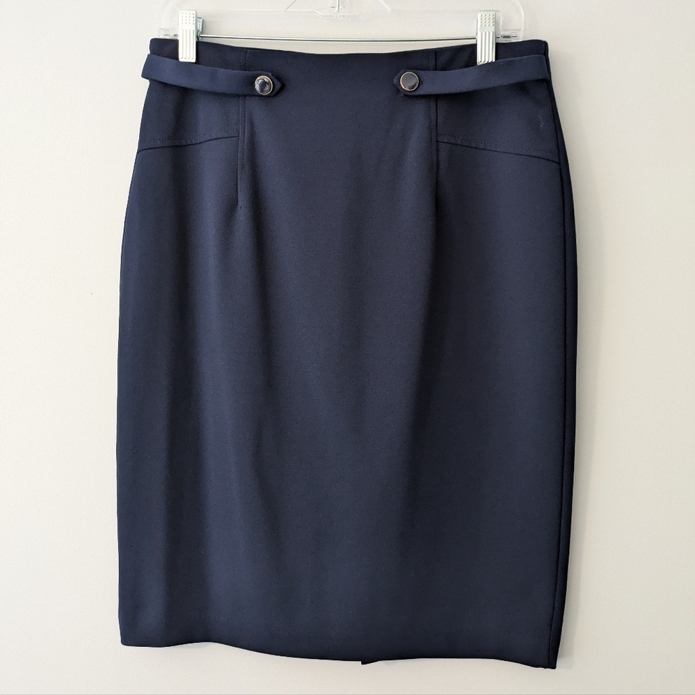 Elegant Navy Blue Skirt